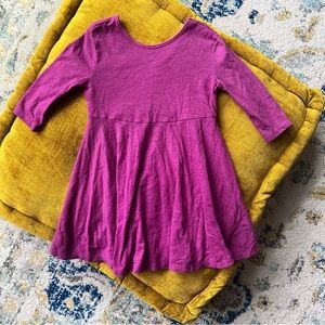 Old Navy Toddler / Little Girls Purple Fit and Flare Dress, size 3T GUC